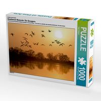 Produktbild: CALVENDO Puzzle Ein Motiv aus dem Kalender Emotionale Momente: Die Graugans. | 1000 Teile Lege-Gr&ouml;&szlig;e 64x48cm Foto-Puzzle f&uuml;r gl&uuml;ckliche Stunden