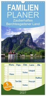Produktbild: Familienplaner 2027 - Zauberhaftes Berchtesgadener Land mit 5 Spalten (Wandkalender, 21 x 45 cm) CALVENDO