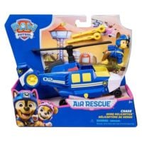 Produktbild: PAW Patrol Air Rescue, Chases Polizei-Rettungshubschrauber mit Geschoss-Abwurf und Chase Spielfigur (Basis Fahrzeug)