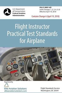 Produktbild: Flight Instructor Practical Test Standards For Airplane (FAA-S-8081-6D)