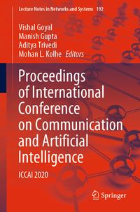 Produktbild: Proceedings of International Conference on Communication and Artificial Intelligence