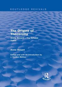 Produktbild: The Origins of Theosophy (Routledge Revivals)