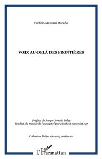 Produktbild: Voix au-dela des frontieres