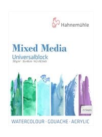 Produktbild: Hahnem&uuml;hle Papier Mixed Media Universalblock, 36 x 48 cm, 310 g/m&sup2;