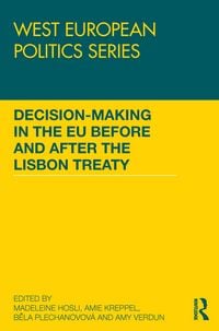 Produktbild: Decision making in the EU before and after the Lisbon Treaty