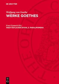 Produktbild: West-&Ouml;stlicher Divan, 3. Paralipomena
