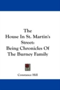 Produktbild: The House in St. Martin's Street: Being Chronicles of the Burney Family