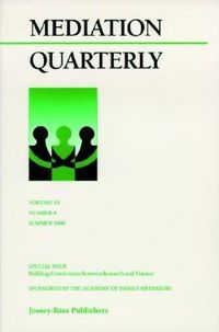 Produktbild: Mediation Quarterly, No. 4, Winter 1998