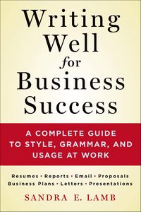 Produktbild: Writing Well for Business Success
