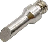 Produktbild: TOOLCRAFT T03 L&ouml;tspitze Rundform, lang, abgeschr&auml;gt Spitzen-Gr&ouml;&szlig;e 7 mm Spitzen-L&auml;nge 22 mm Inhalt 1 St.