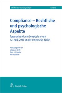 Produktbild: Compliance - Rechtliche und psychologische Aspekte
