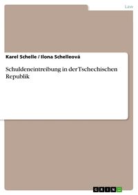 Produktbild: Schuldeneintreibung in der Tschechischen Republik