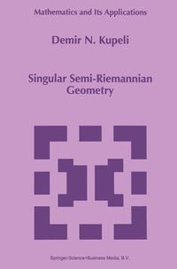 Produktbild: Singular Semi-Riemannian Geometry