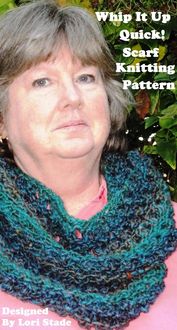 Produktbild: The Whip It Up Quick Scarf Knitting Pattern