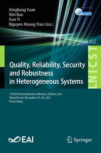 Produktbild: Quality, Reliability, Security and Robustness in Heterogeneous Systems