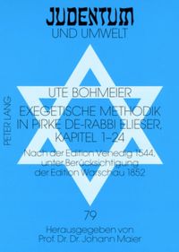 Produktbild: Exegetische Methodik in Pirke de-Rabbi Elieser, Kapitel 1-24