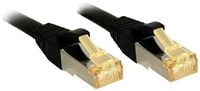 Produktbild: LINDY 47308 RJ45 Patchkabel CAT 6a (Rohkabel CAT 7) S/FTP 1.50m Schwarz 1St.