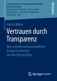 Produktbild: Vertrauen durch Transparenz