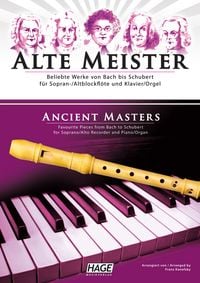 Produktbild: Alte Meister f&uuml;r Sopran-/Altblockfl&ouml;te und Klavier/Orgel