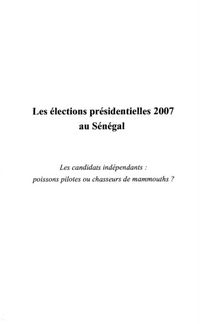 Produktbild: Elections presidentielles 2007au senega