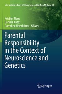Produktbild: Parental Responsibility in the Context of Neuroscience and Genetics