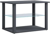 Produktbild: Holz Sofatisch Couchtisch Glas Tisch Wanilo M