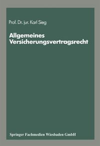 Produktbild: Schriftenreihe "Die Versicherung"