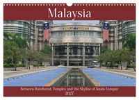 Produktbild: Malaysia &ndash; Between Rainforest, Temples and the Skyline of Kuala Lumpur (Wall Calendar 2027 DIN A3 landscape), CALVENDO 12 Month Wall Calendar