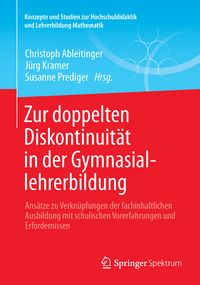 Produktbild: Zur doppelten Diskontinuit&auml;t in der Gymnasiallehrerbildung