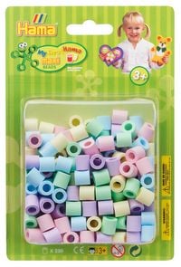 Produktbild: Hama 8525 - My first Hama, B&uuml;gelperlen Maxi 3+, Pastellmix mit 5 Farben, 250 St&uuml;ck