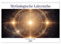 Produktbild: Mythologische Labyrinthe (Wandkalender 2027 DIN A4 quer), CALVENDO Monatskalender