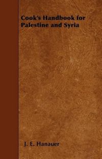 Produktbild: Cook's Handbook for Palestine and Syria