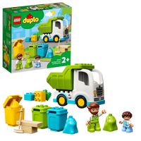 LEGO DUPLO 10945 Müllabfuhr und Wertstoffhof, Müllauto Spielzeug