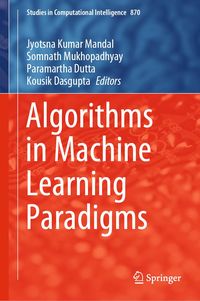 Produktbild: Algorithms in Machine Learning Paradigms