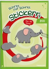 Produktbild: Stickern Schritt f&uuml;r Schritt. Zoo