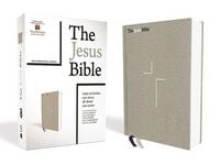 Produktbild: The Jesus Bible, NIV Edition, Cloth Over Board, Gray Linen, Comfort Print