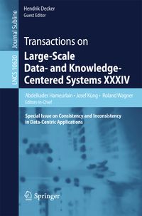 Produktbild: Transactions on Large-Scale Data- and Knowledge-Centered Systems XXXIV