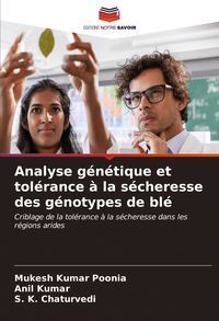 Produktbild: Analyse g&eacute;n&eacute;tique et tol&eacute;rance &agrave; la s&eacute;cheresse des g&eacute;notypes de bl&eacute;