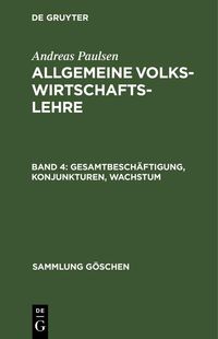 Produktbild: Gesamtbesch&auml;ftigung, Konjunkturen, Wachstum