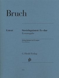 Produktbild: Max Bruch - Streichquintett Es-dur