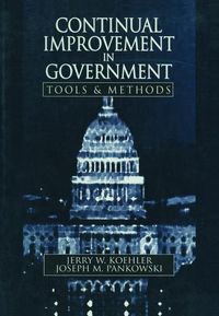 Produktbild: Koehler, J: Continual Improvement in Government Tools and Me