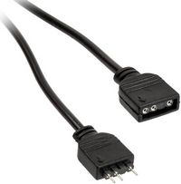 Produktbild: PC-L&uuml;fter Verl&auml;ngerungskabel [1x PC-L&uuml;fter Buchse 3pol. - 1x PC-L&uuml;fter Stecker 3pol.] 0.50 m Schwarz Kolink
