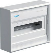 Produktbild: Hager VA12CN Verteilerschrank Aufputz Anzahl Teilungen = 12 Anzahl Reihen = 1 Inhalt 1St.