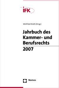 Produktbild: Jahrbuch des Kammer- und Berufsrechts 2007