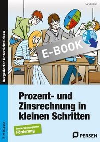 Produktbild: Prozent - und Zinsrechnung in kleinen Schritten