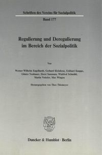 Produktbild: Regulierung und Deregulierung im Bereich der Sozialpolitik.