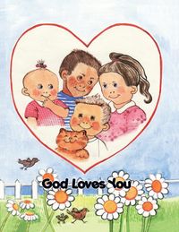 Produktbild: GOD LOVES YOU, children's colouring book
