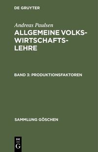 Produktbild: Produktionsfaktoren