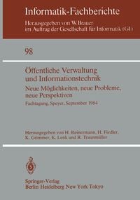 Produktbild: &Ouml;ffentliche Verwaltung und Informationstechnik