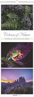 Produktbild: Colours of Nature - Triplets 2026 - Streifenkalender XXL 25x69 cm - Bildkalender im Hochformat - Naturkalender - Wandkalender - Wandplaner